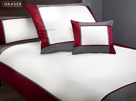 Graser Mondriaan dekbedovertrek, wit, rood, grijs, antracite, eigen kleurstelling kiezen,design, modern, theo bot slapen